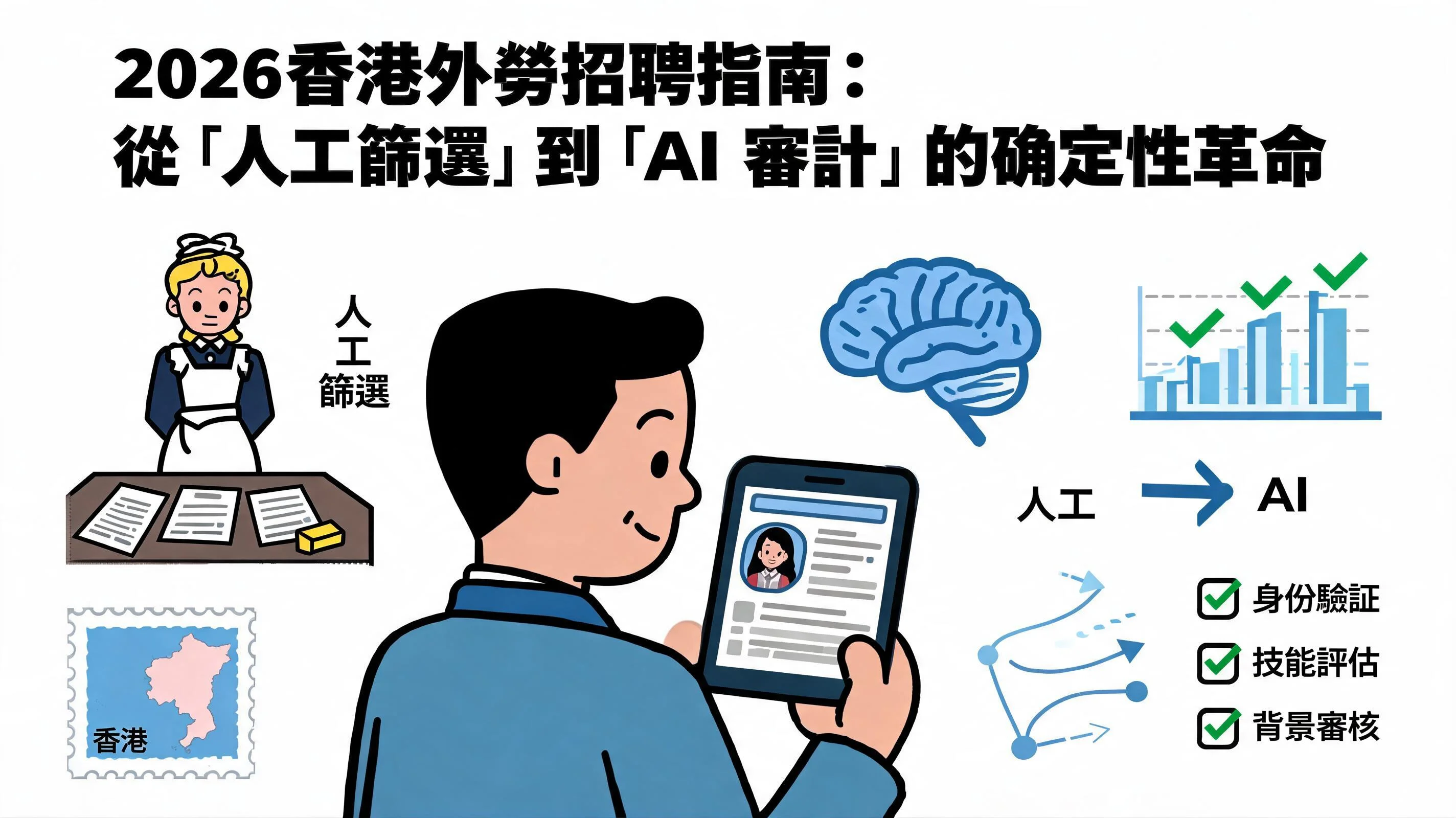 2026香港外勞招聘指南：從「人工篩選」到「AI 審計」的確定性革命