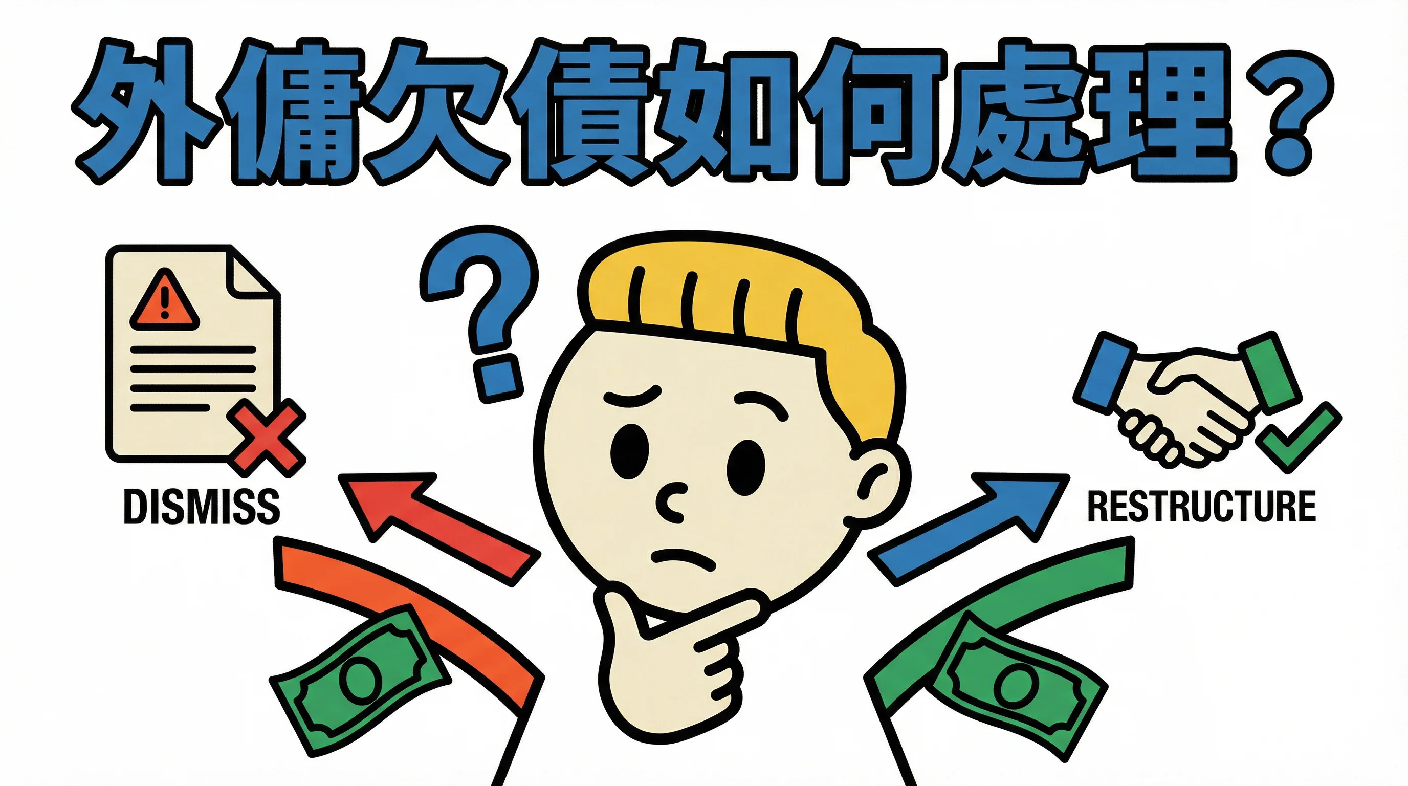 外傭欠債如何處理?追數佬上門點算?解僱定留用實戰教學