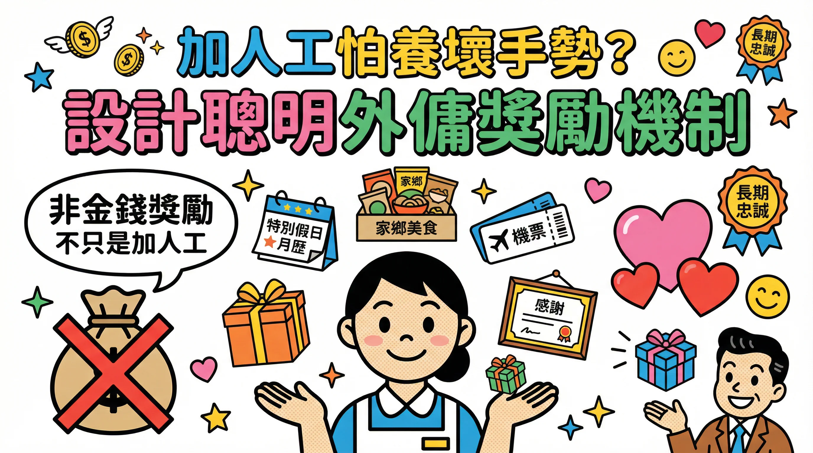 加人工怕養壞手勢?設計聰明 外傭獎勵 機制:低成本換取高忠誠