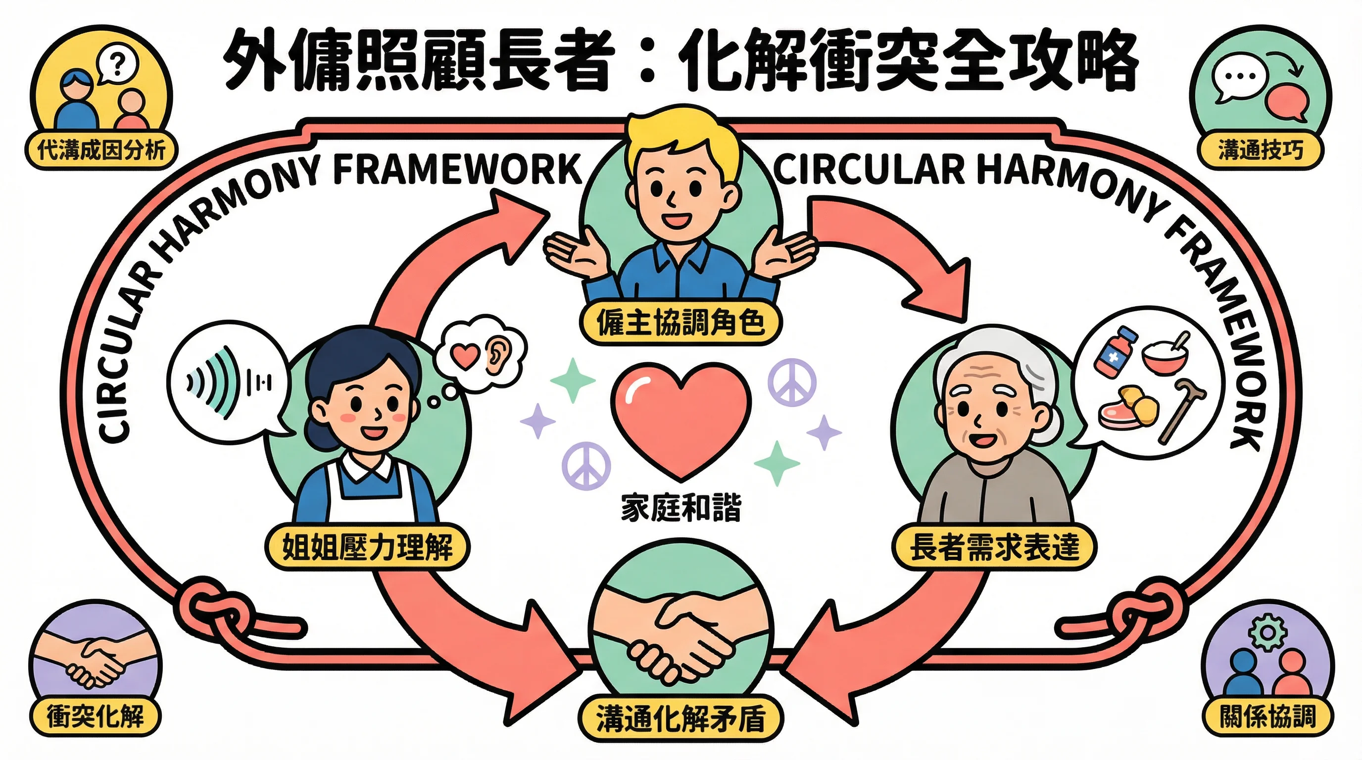 外傭照顧長者出現矛盾點算好?溝通技巧與化解衝突指南