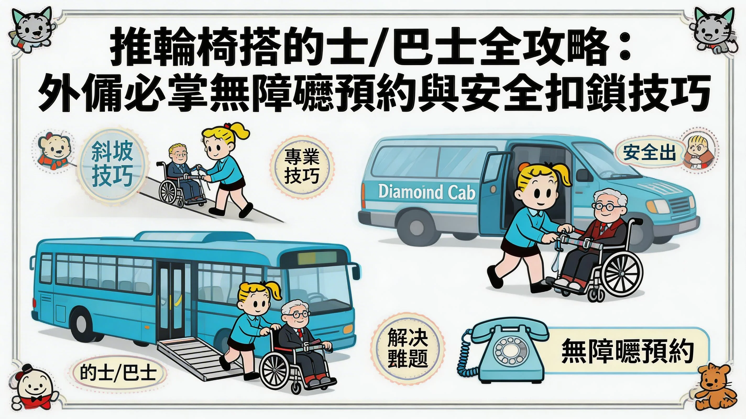 手推輪椅出行全攻略：斜坡路壆技巧與交通安全 SOP