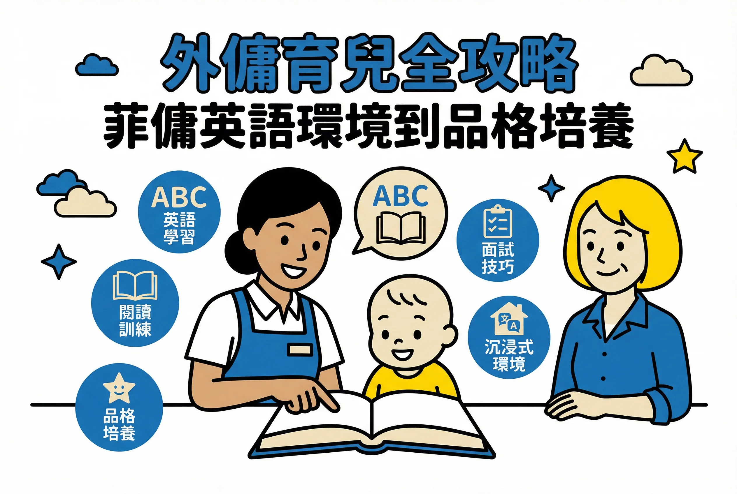 外傭育兒終極指南｜由面試、立規矩到教英文：家長必讀懶人包