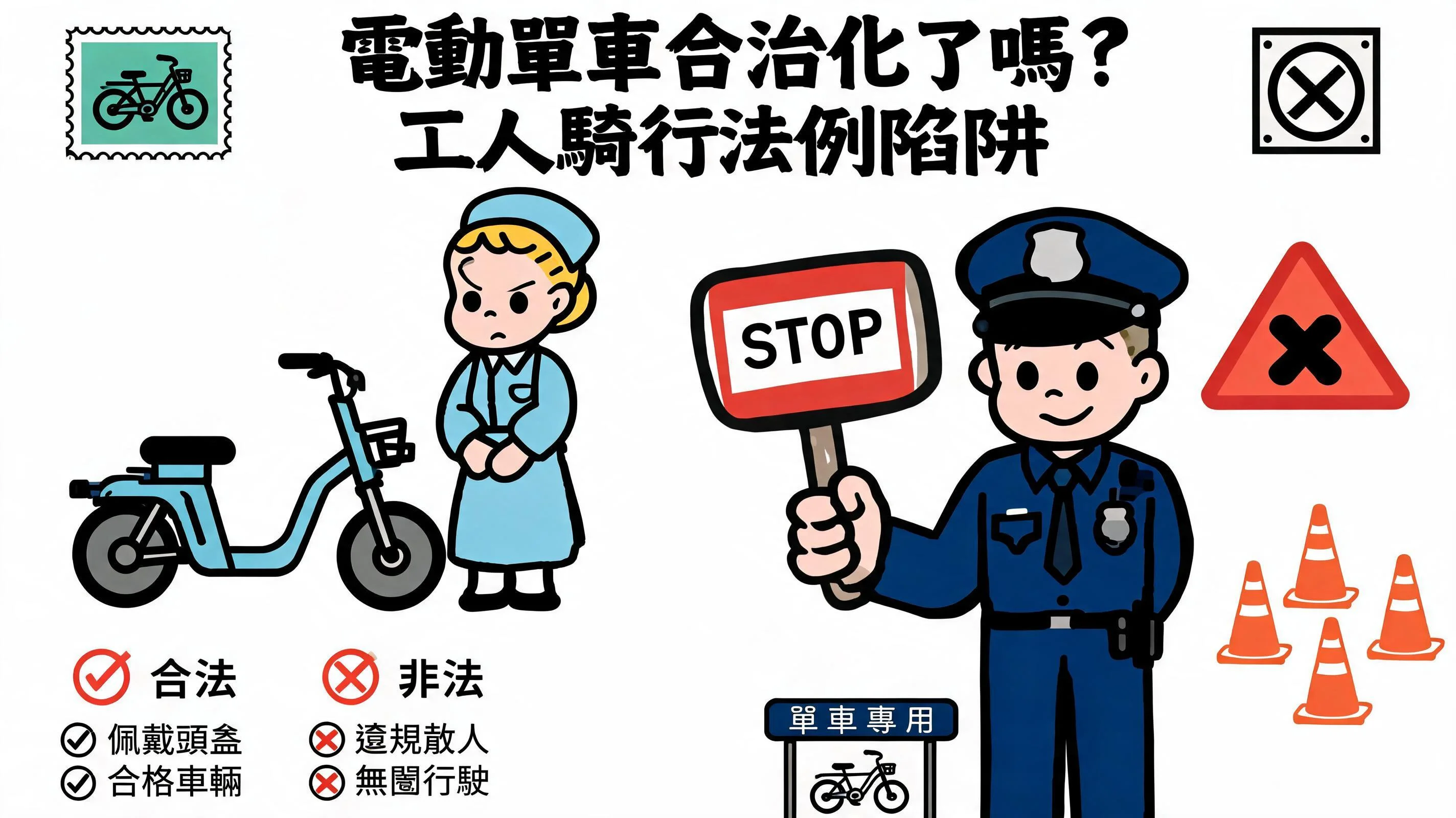 電動單車合法化了嗎？外傭騎行法例陷阱、扣押風險與安全守則