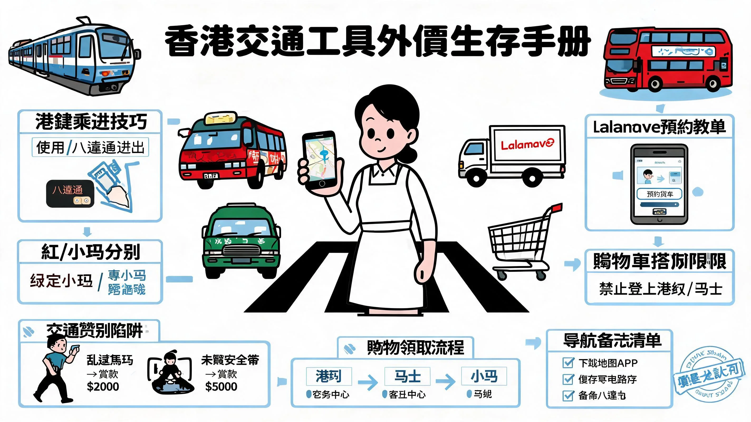 香港交通工具外傭生存手冊:由搭地鐵小巴、避開罰款陷阱到報失流程
