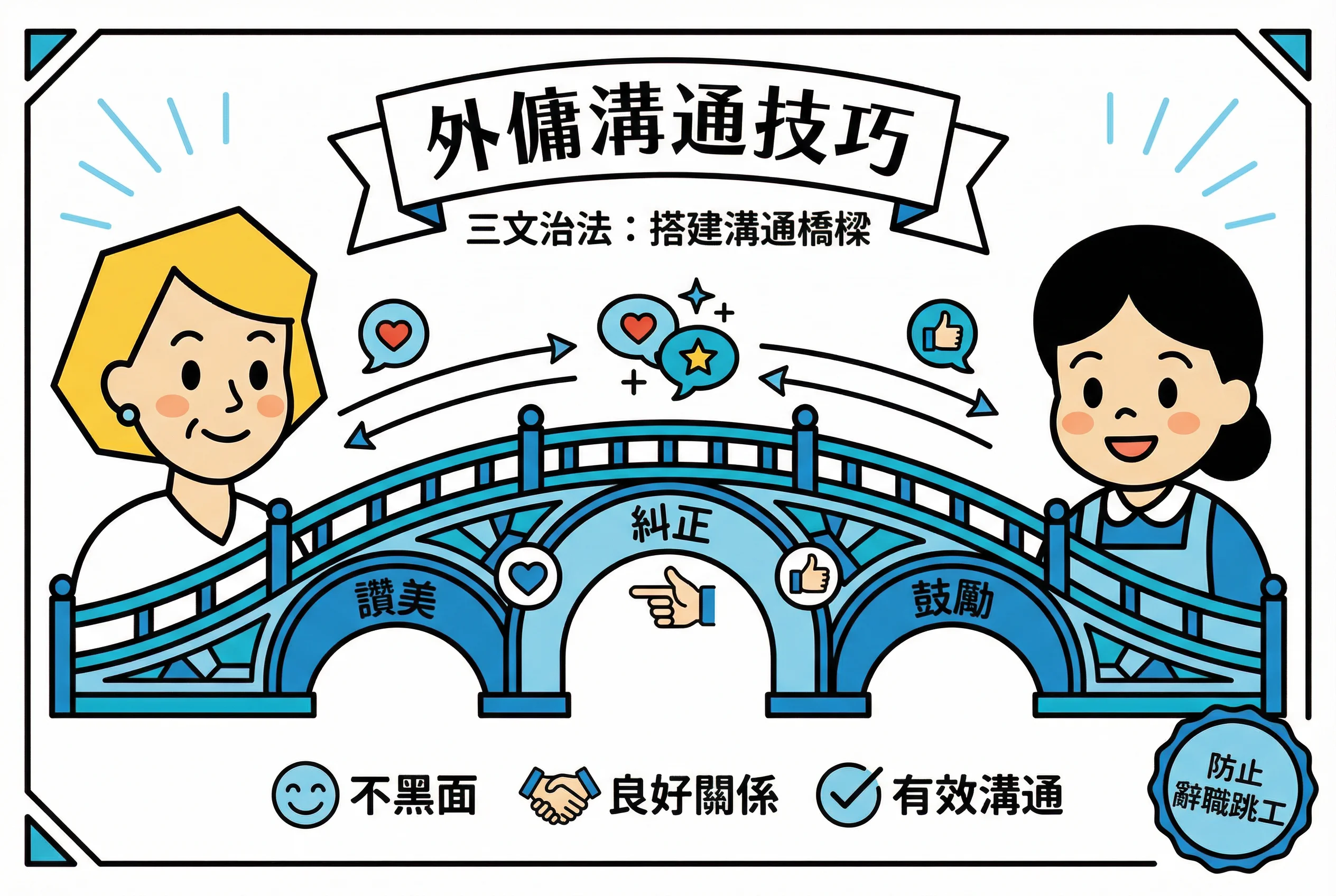 姐姐成日黑面?外傭溝通必修課:如何優雅地糾正工人錯誤?