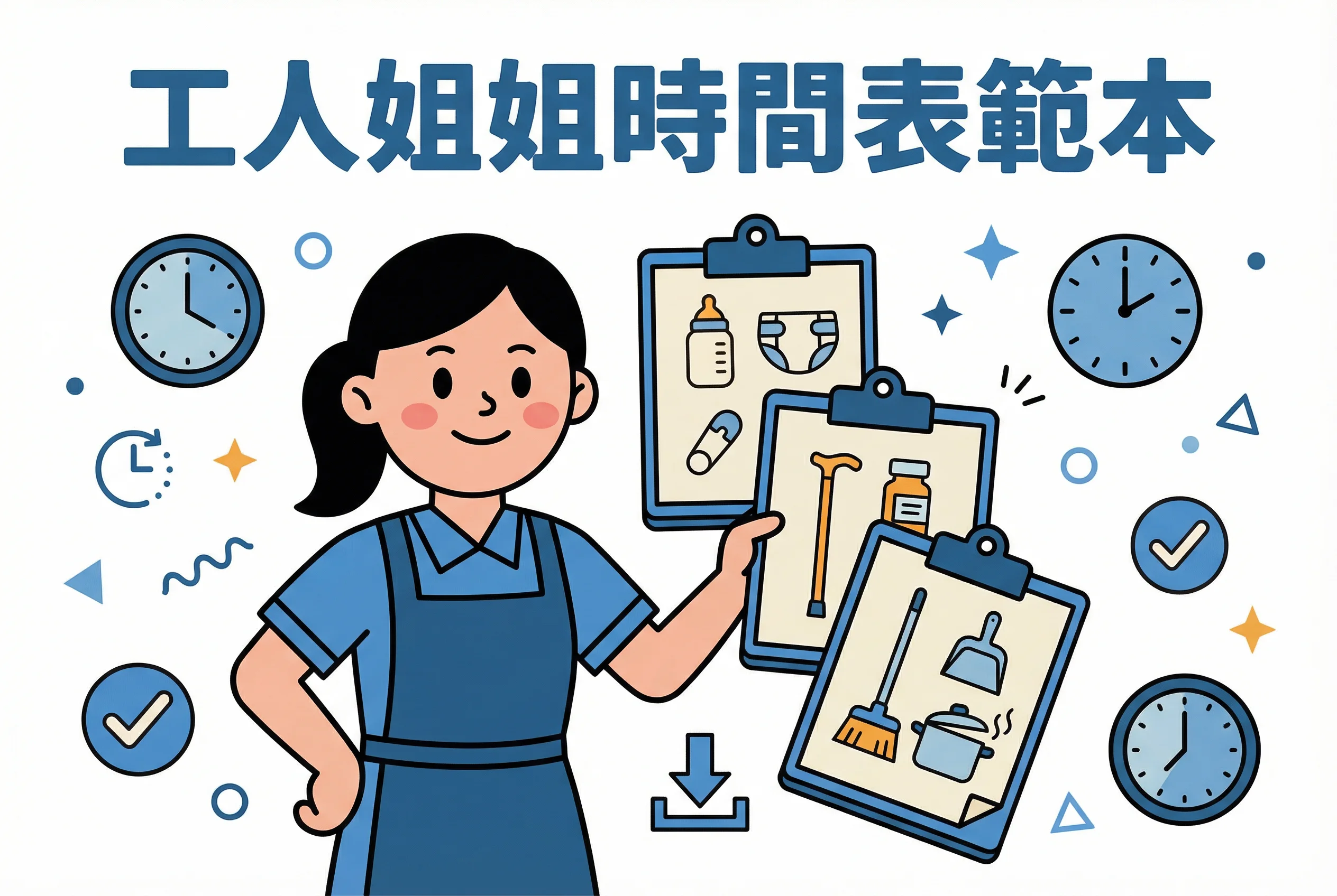 工人姐姐時間表點定?新手僱主必睇設定教學+3款實戰範本