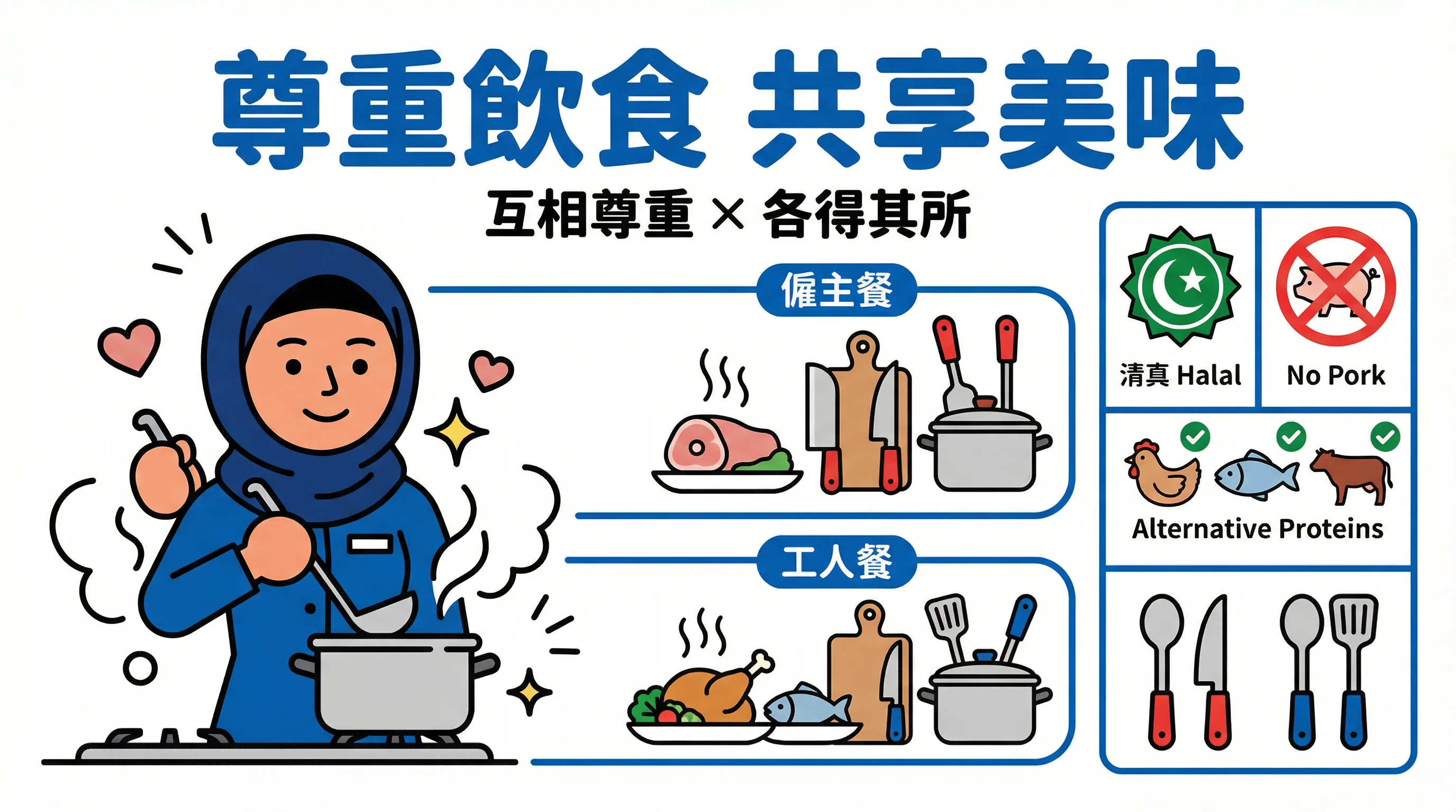 印傭不吃豬肉點煮飯？處理清真飲食與僱主口味的平衡術