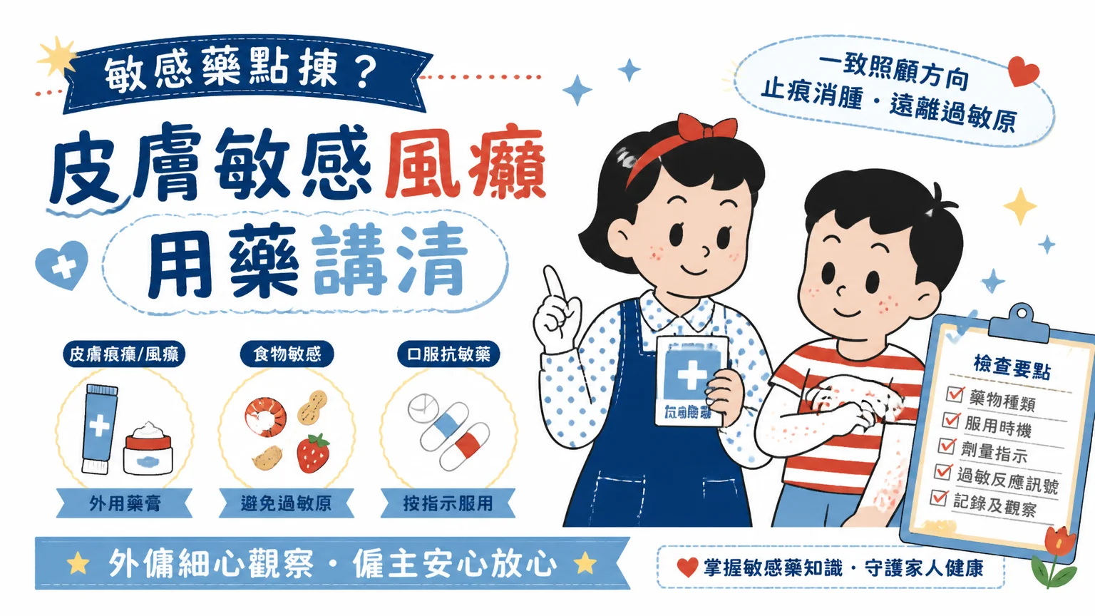 敏感藥點揀?皮膚敏感風癩用藥講清