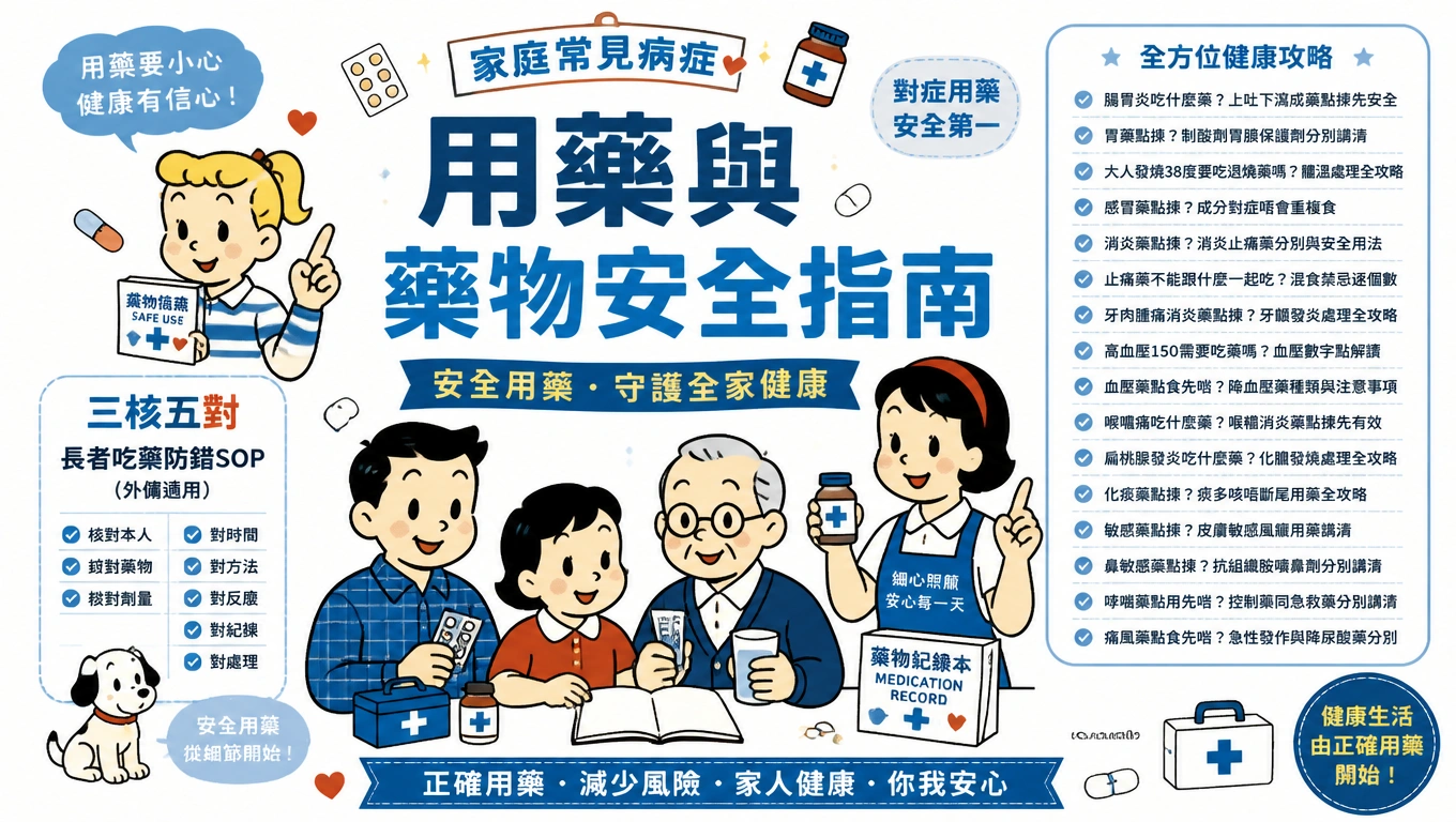 家庭常見病症用藥與藥物安全指南
