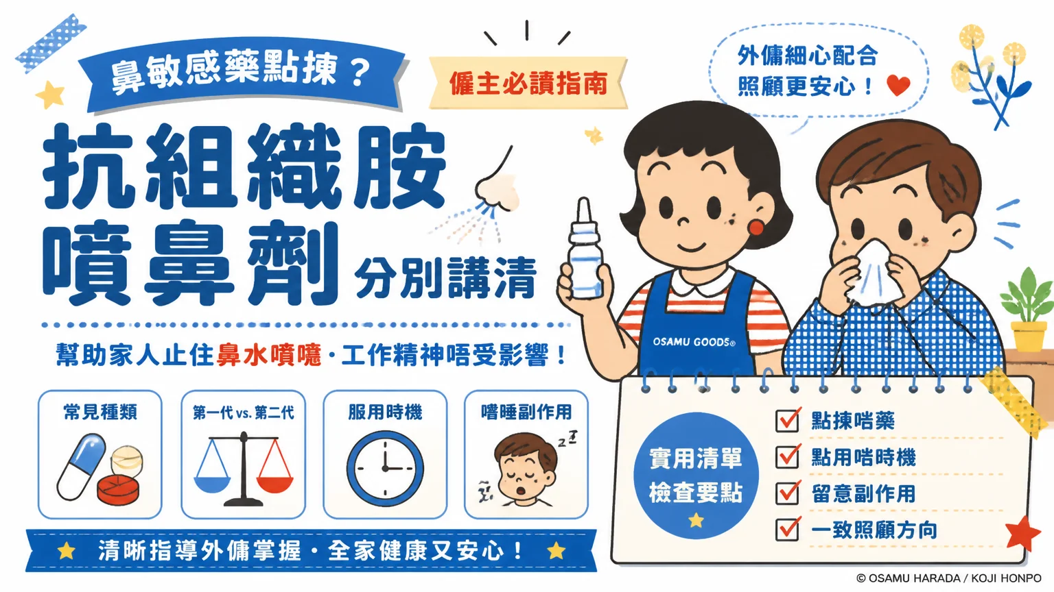 鼻敏感藥點揀?抗組織胺噴鼻劑分別講清